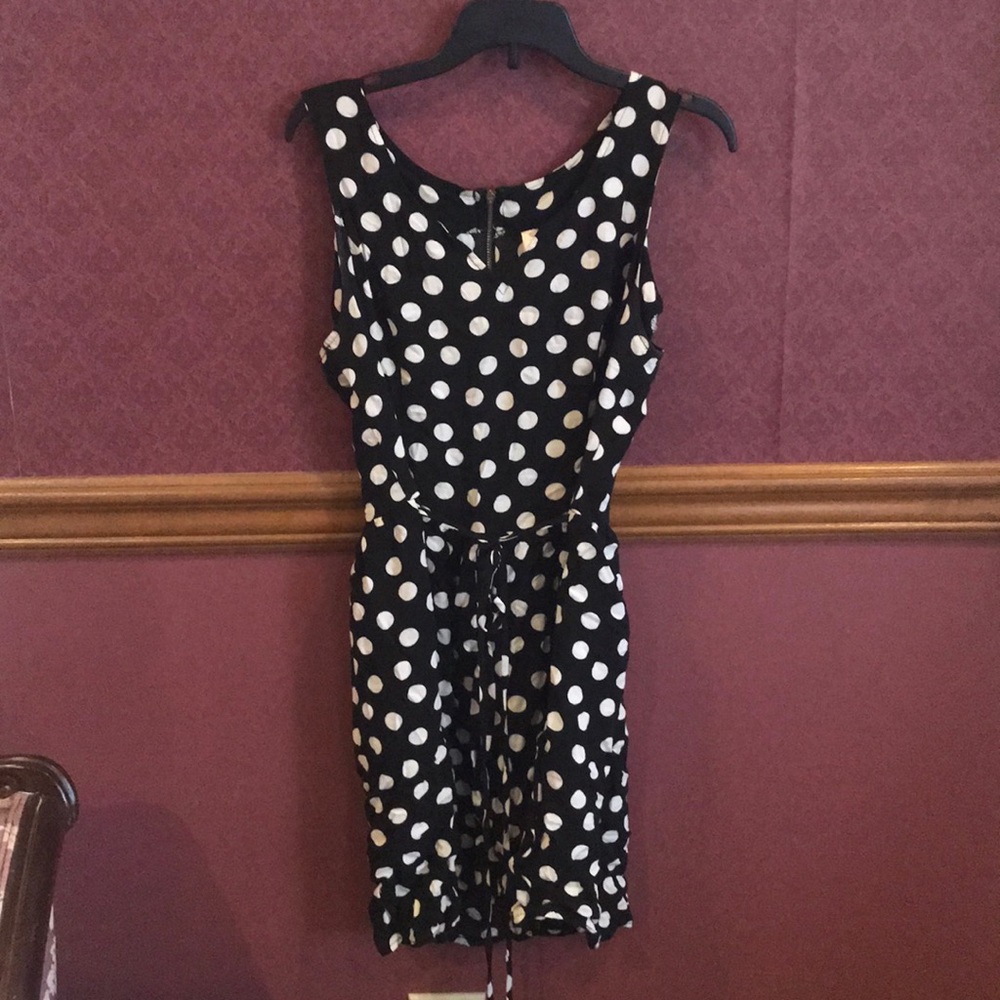 Xhiliration polka dot dress